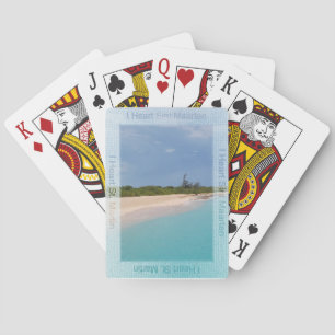 I Heart Sint Maarten-speelkaarten Pokerkaarten
