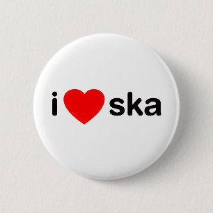 I Heart Ska Ronde Button 5,7 Cm