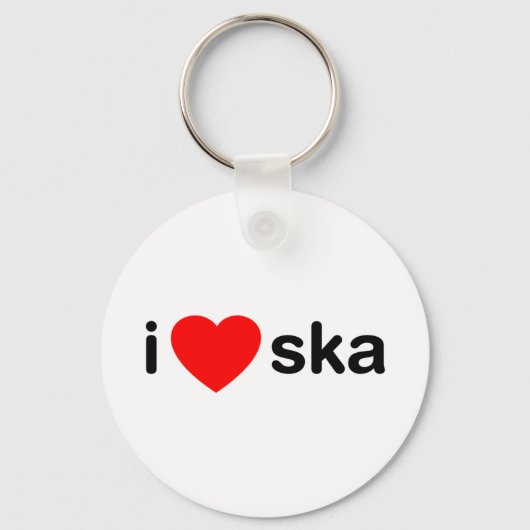 I Heart Ska Sleutelhanger (Voorkant)