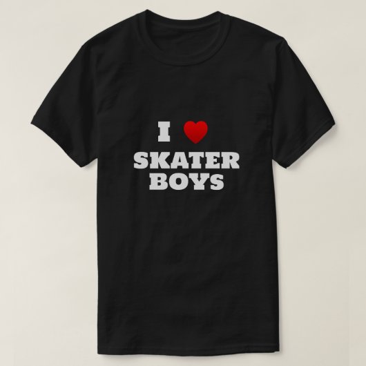 I Heart Skater Boys T-Shirt (Design voorkant)