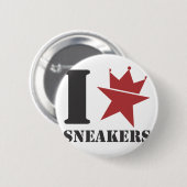 I<HEART>Sneakers Ronde Button 5,7 Cm (Voorkant /achterkant)