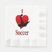 I Heart Soccer Servet (Voorkant)