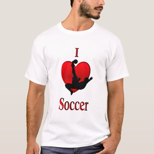 I Heart Soccer T-shirt (Voorkant)