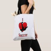 I Heart Soccer Tote Bag (Dichtbij)
