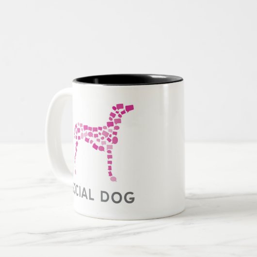 I Heart Social Dog mok (Voorkant links)