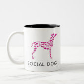I Heart Social Dog mok (Links)