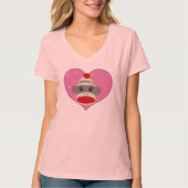 I Heart Sock Monkey T-Shirt (Voorkant)