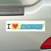 I Heart Sonichu Bumpersticker (Op auto)