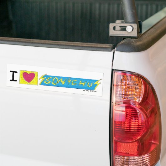 I Heart Sonichu Bumpersticker (Op Truck)