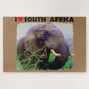 I Heart South Africa Bull Elephant Legpuzzel