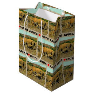 I Heart South Africa Rhinoriet Medium Cadeauzakje
