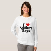 I Heart Southern Boys T-shirt (Voorkant volledig)