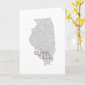 i heart southern illinois kaart (Gele Bloem)