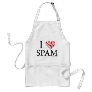 I Heart SPAM Standaard Schort