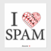I Heart SPAM Sticker (Vel)