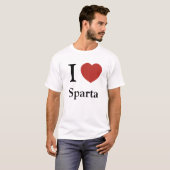 I Heart Sparta T-shirt (Voorkant volledig)