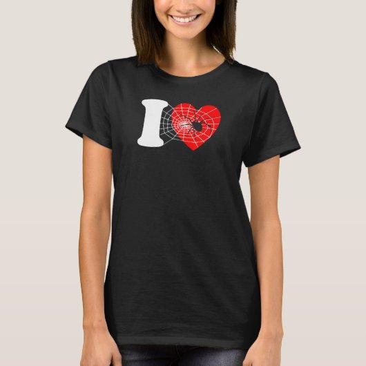 I Heart Spiders - Funny I Love Spiders, Funny Spid T-shirt (Voorkant)