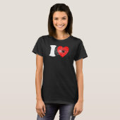 I Heart Spiders - Funny I Love Spiders, Funny Spid T-shirt (Voorkant volledig)