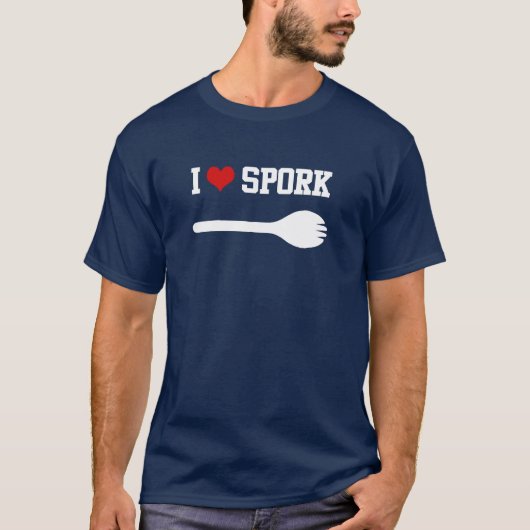 I Heart Spork T-shirt (Voorkant)