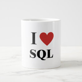 I Heart SQL Grote Koffiekop