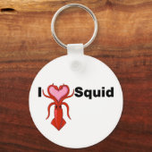 I Heart Squid Sleutelhanger (Voorkant)