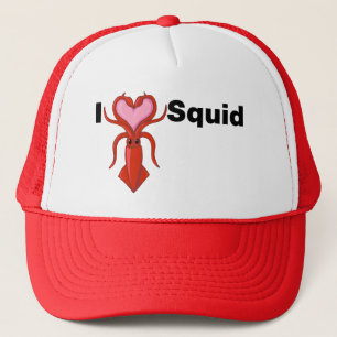 I Heart Squid Trucker Pet