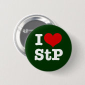 I Heart St. Paul / St. Peter Ronde Button 5,7 Cm (Voorkant /achterkant)
