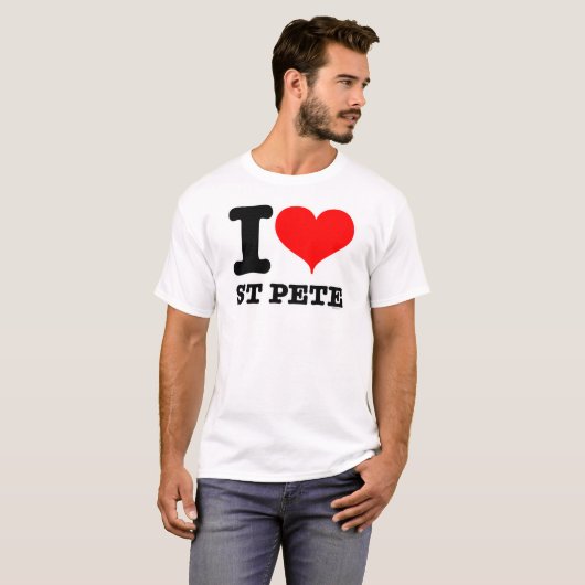 I Heart St Pete T-shirt (Voorkant volledig)