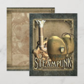 I Heart Steampunk Briefkaart (Voorkant / Achterkant)