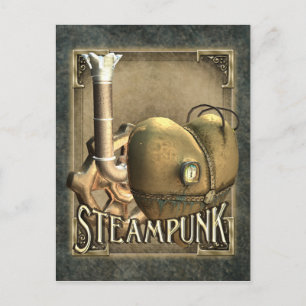 I Heart Steampunk Briefkaart