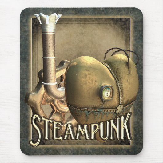 I Heart Steampunk Mousepad Muismat (Voorkant)
