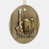 I Heart Steampunk Personalized Ornament (Rechts)