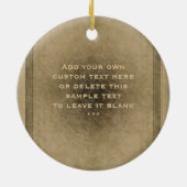 I Heart Steampunk Personalized Ornament (Achterkant)