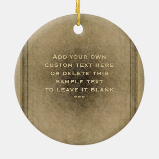 I Heart Steampunk Personalized Ornament (Achterkant)