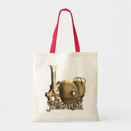 I Heart Steampunk Tote Bag (Voorkant)