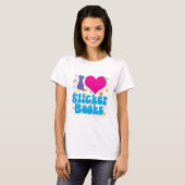 I Heart Sticker Boeken Jeugd Nostalgie Motto T-shirt (Voorkant volledig)