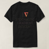 I Heart Stochastic Gradient Descent White T-shirt (Design voorkant)