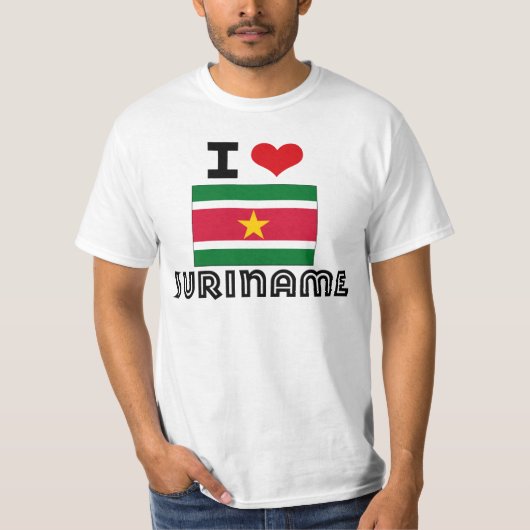 I HEART SURINAME T-SHIRT (Voorkant)