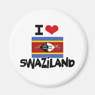 I HEART SWAZILAND MAGNEET