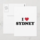 I Heart Sydney Australia Briefkaart (Voorkant / Achterkant)