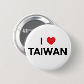 I HEART TAIWAN Badge Pin Ronde Button 5,7 Cm (Voorkant /achterkant)