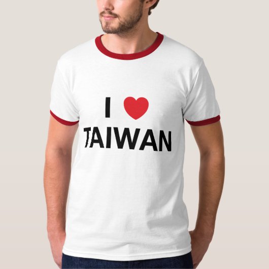 I HEART TAIWAN T-Shirt (Voorkant)