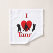 I Heart Tango Bad Handdoek (Wasdoekje)