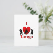 I Heart Tango Briefkaart (Staand voorkant)