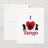 I Heart Tango Briefkaart (Voorkant / Achterkant)