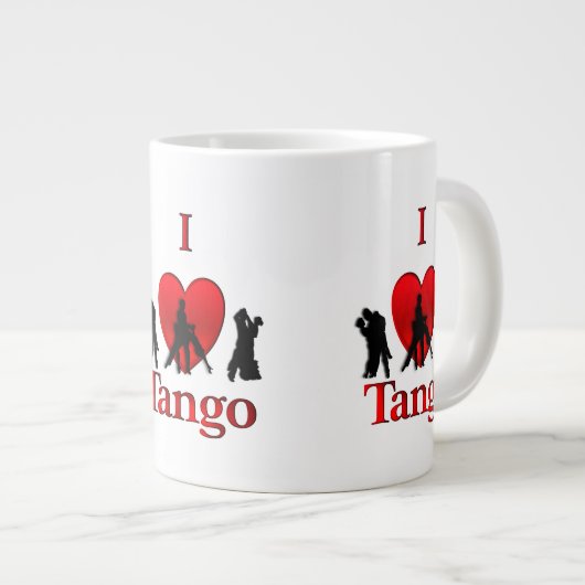 I Heart Tango Grote Koffiekop (Voorkant rechts)