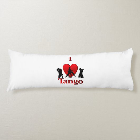 I Heart Tango Lichaamskussen (Voorkant)