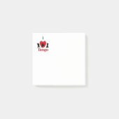 I Heart Tango Post-it® Notes (Voorkant)