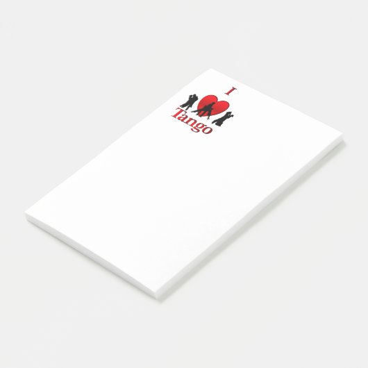 I Heart Tango Post-it® Notes (Schuin)