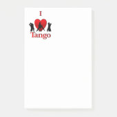 I Heart Tango Post-it® Notes (Voorkant)